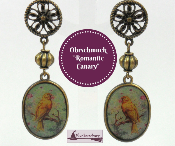 Ohrschmuck "Romantic Canary"